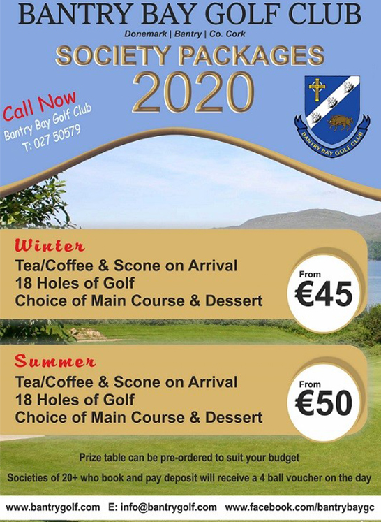 Golf Club Society Packages 2020